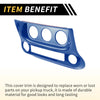 Jeep Wrangler JK JKU (2011-2017) Blue AC Switch Button Control Cover Trim
