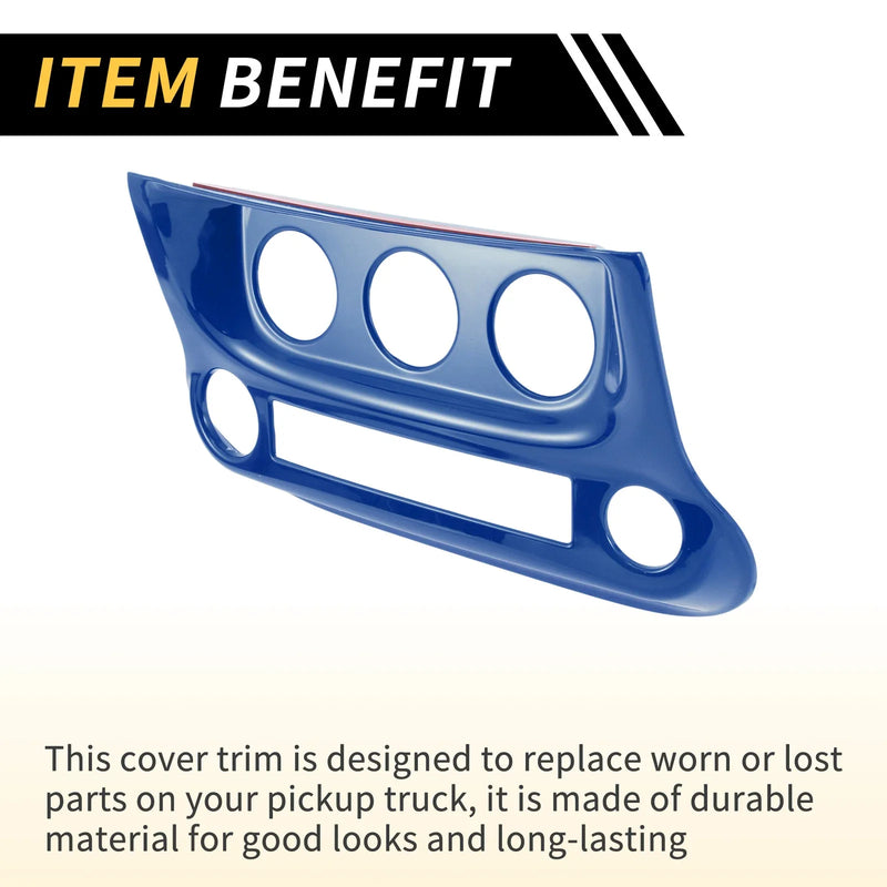 Jeep Wrangler JK JKU (2011-2017) Blue AC Switch Button Control Cover Trim