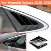 Hyundai Sonata Glossy Black Side Vent Scoop Louver Cover Trim (2020–2023)