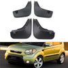 Kia Soul 4pcs Plastic Mud Flaps Splash Guards (2010-2012)
