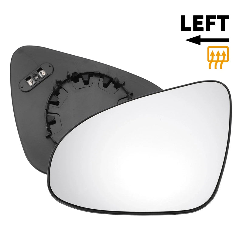 TOYOTA C-HR Left Side White Mirror Glass with Back Heated (2016–2023)
