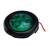 Truck Trailer 12V 2" Green LED Round Clearance Side Marker Lights