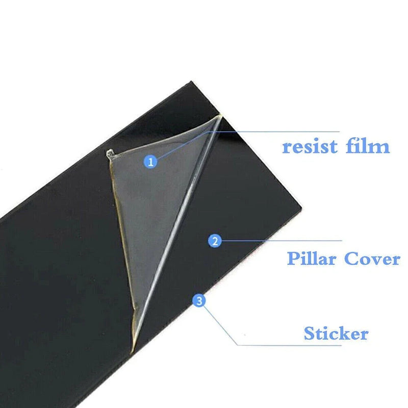 Toyota Sienna (2004-2010) Black 6 x Door Trim Covers