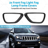 Jeep Grand Cherokee Front Fog Light Lamp Frame Covers (2014-2016)