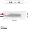 Mercedes-Benz GL550 2 x LED License Plate Lights (2008-2012)
