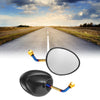 M8 2 x Rear View Mirrors Handlebar Mirror Carbon Fiber Pattern