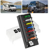 Automotive and Marine Fuse Box / 6-Circuit Waterproof / Electrical Systems