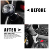 BMW 1 3 Series 6 Speed Gear Shift Knob Head Black Silver (1982-2013)