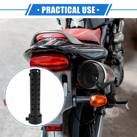 Motorcycle Exhaust Silencer 35mm Muffler Universal Stainless Steel