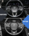 Hyundai Santa Fe Palisade Carbon Fiber Steering Wheel Cover (2020–2023)