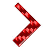 Car Badge Emblem L Carbon Red Letter Decals Stickers