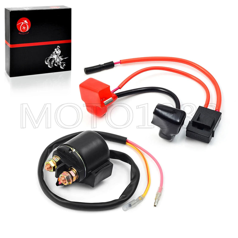 Honda TRX300EX Starter Relay Solenoid & Positive Side Battery Cable (2001–2006)