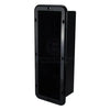 Boat Side Pocket Holder Rectangular Can-SB Horizontal Flush Mount Black