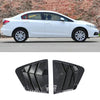 Honda Civic 2 x Car Side Quarter Window Vent Louver Covers (2012–2015)