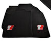 Toyota Highlander 2000-2007 Black Tailored Carpets 2 x Sport Emblems Floor Mats