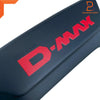 Isuzu D-MAX Matte Black Door Handle Insert Bowl Cover Red Trim (20-25)