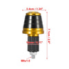 Motorcycle 2 x / 18mm / Hand Grips Handlebar End Caps Plug Gold Tone