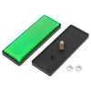 Motorcycle Rectangle Screw Mount Warning Reflector 1 Pair 5mm-6mm