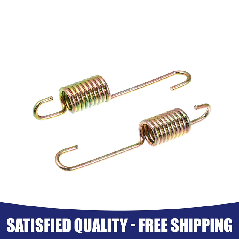 Suzuki 2 x 8cm Gold Tone Plated Steel Motorcycle Brake Pedal Return Spring