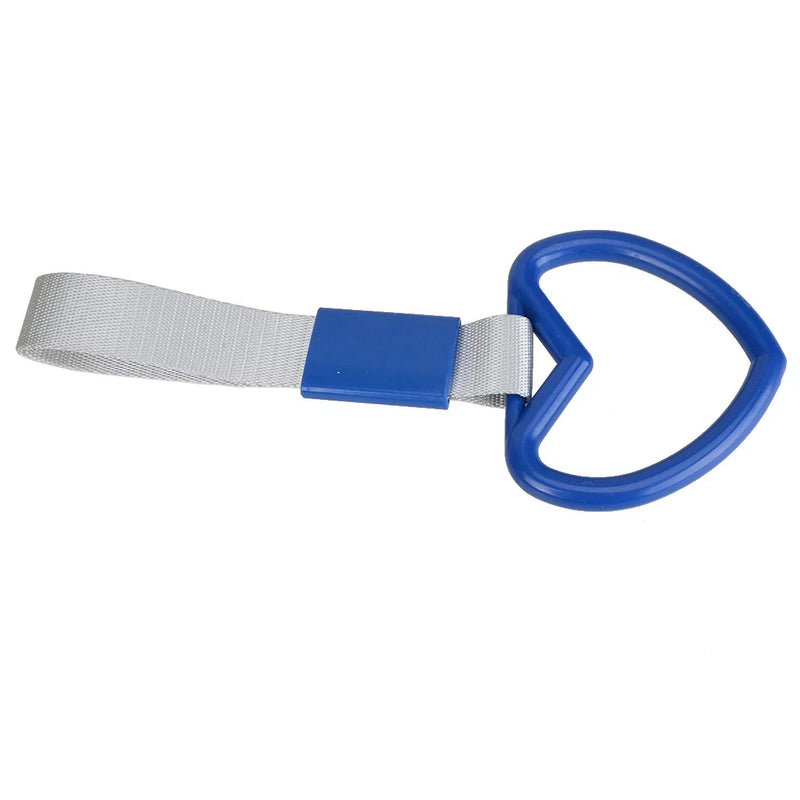 Car - Subway Bus Drift Blue Heart Ring Handle Strap Charm