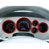 Toyota Tundra Red Carbon Fiber Speedometer Cover Trim (2007-2013)