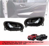 Nissan Navara NP300 D23 2 x Inner Door Handles Black Chrome (2015-2023)