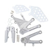 Honda CBR1000RR Silver Footrests Bracket (2004-2007)