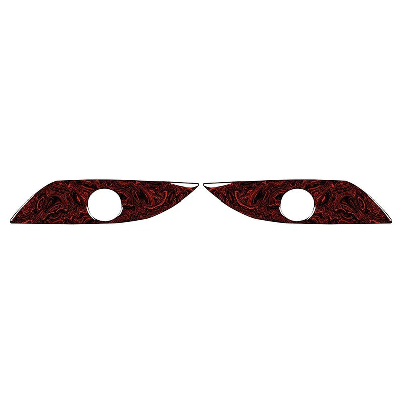 Benz C Class Fire Red Front Seat Side Panels (2015-2021)