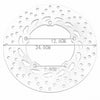 Yamaha XJ6F, XJ6S, XJ6N, FZ6, FZ6R Rear Brake Disc (2009-2016)