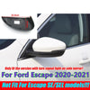Ford Escape Left White Turn-Signal Hole Side Mirror Cover Cap (2020–2021)