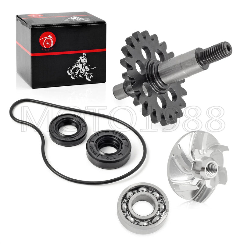 Yamaha WR250F Water Pump Seal Impeller Shaft Gear Rebuild Kit (2001–2013)