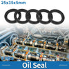 Make Model Oil Seal / 5 Pcs / Seal Ring Rotary Shaft Seal Nitrile Rubber 25x35x5mm Black
