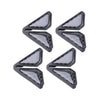 Black Anti-Scratch Car Door Corner Guard Covers