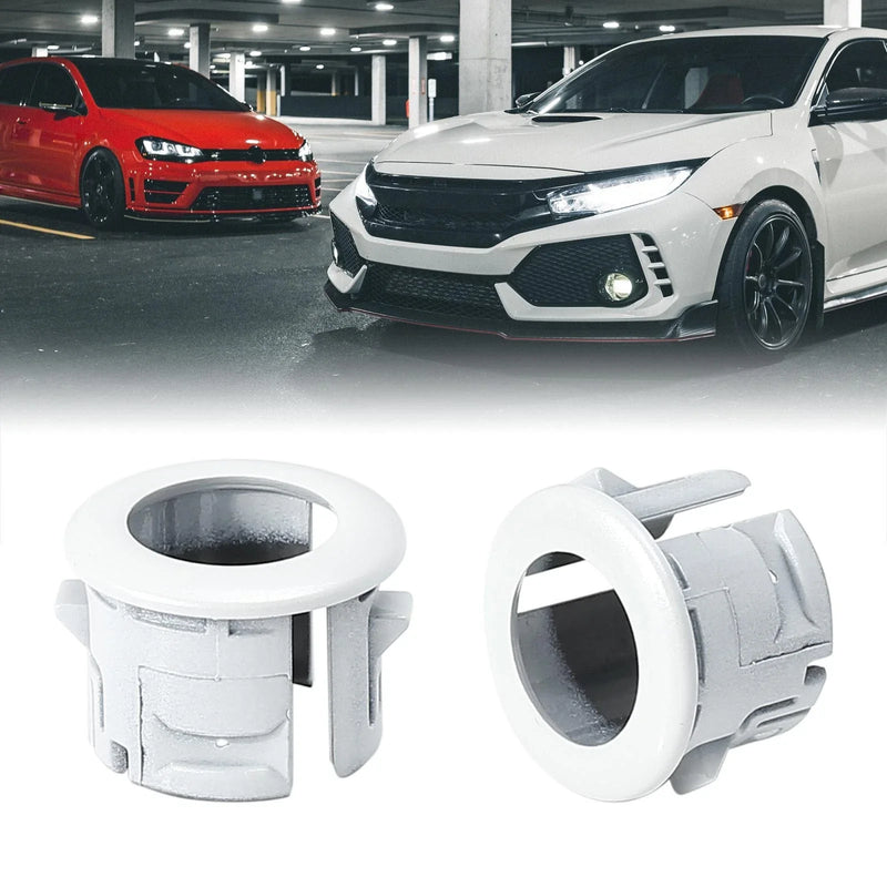 Lexus ES350 HS250h 4 x White Bumper Parking Sensor Retainers (2007-2012)