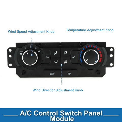 Chevrolet Epica 2009 Black HVAC A/C Climate Control Panel