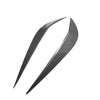 2 x Headlight Eyelid Cover CF Black Eyebrow Front Replaces