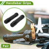 Motorcycle Rhombus Black Hand Grips Cover / 7/8" 22mm