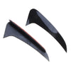 Mercedes Benz C-Class Carbon Black Rear Bumper Spoiler Trim Cover (2015-2021)