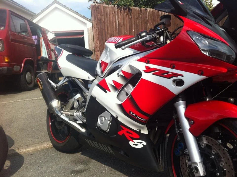 Yamaha R1 R6 4 x dzus Boulons Noirs Moto Tête de Fourche Attaches 17mm