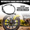 Motorcycle 70cm 28 Degree Oil Hose Set
