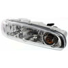 Headlight Set For 98-2002 Oldsmobile Intrigue Left and
