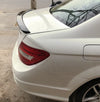 Mercedes C Class W204 Sedan Glossy Black Rear Boot Spoiler Wing (2008-2014)