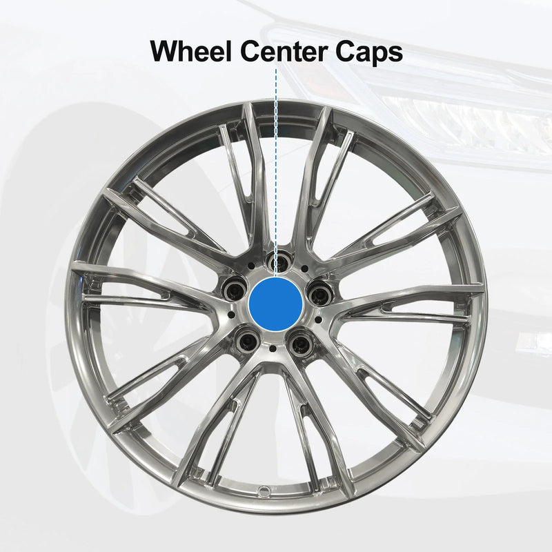 Lexus LX470 Silver Tone Plastic Wheel Center Caps (2003-2007)
