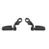 Matte Black 32mm Short Angled Highway Bar Engine Guard Pegs Mounts Footpegs