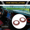 Jeep Wrangler (2007-2014) Red A Pillar Speaker Ring Cover Trim
