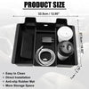 Chevy Silverado Black Center Console Tray Panels Organizer Box Full Size