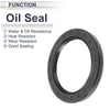 Oil Seal 80x110x10mm Seal Ring Rotary Shaft Nitrile Rubber 5 Pcs