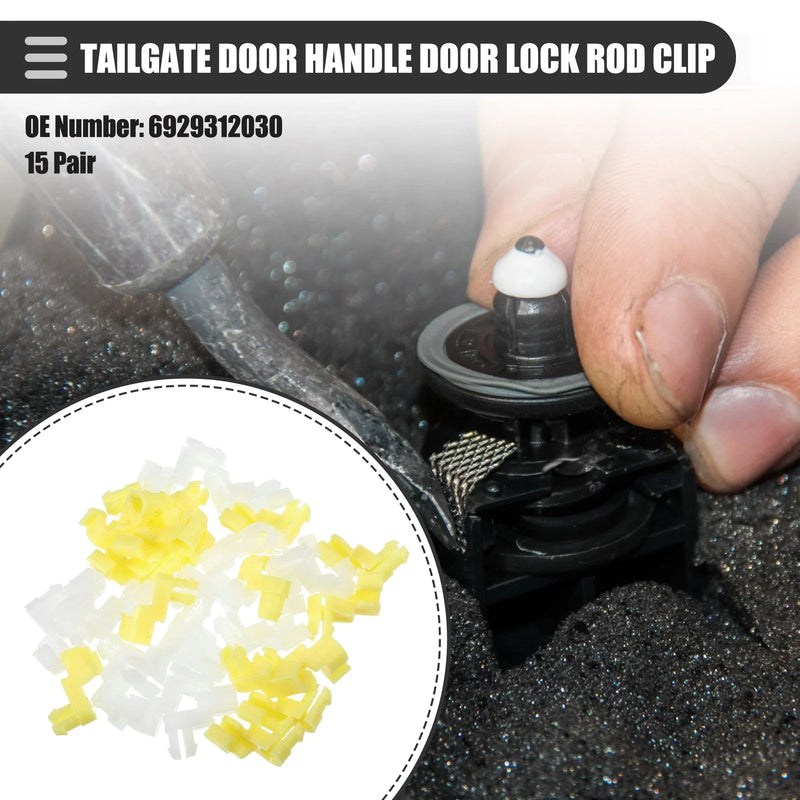 Toyota Tailgate Door Handle Door Lock Rod Clip / 15 x