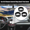 Subaru Impreza WRX / STi 3 x Black AC Climate Control Knob Covers (2008-2014)