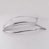 Jeep Compass 2 x Pieces ABS Chrome Front Light Lamp Frame Trim (2017-2021)